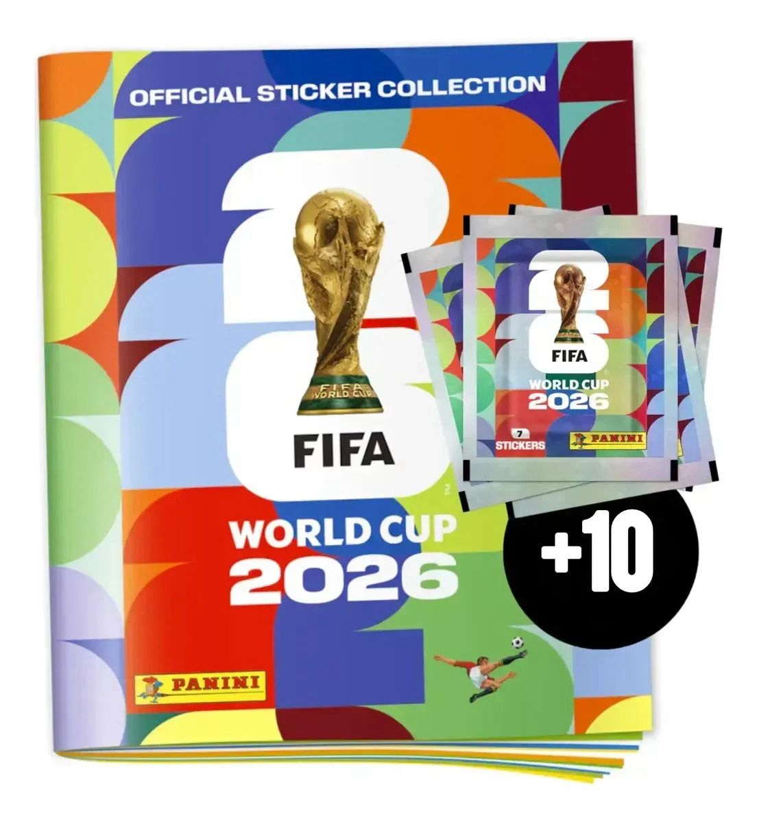 Álbum + 10 Sobres de Figuritas Panini WC 2026